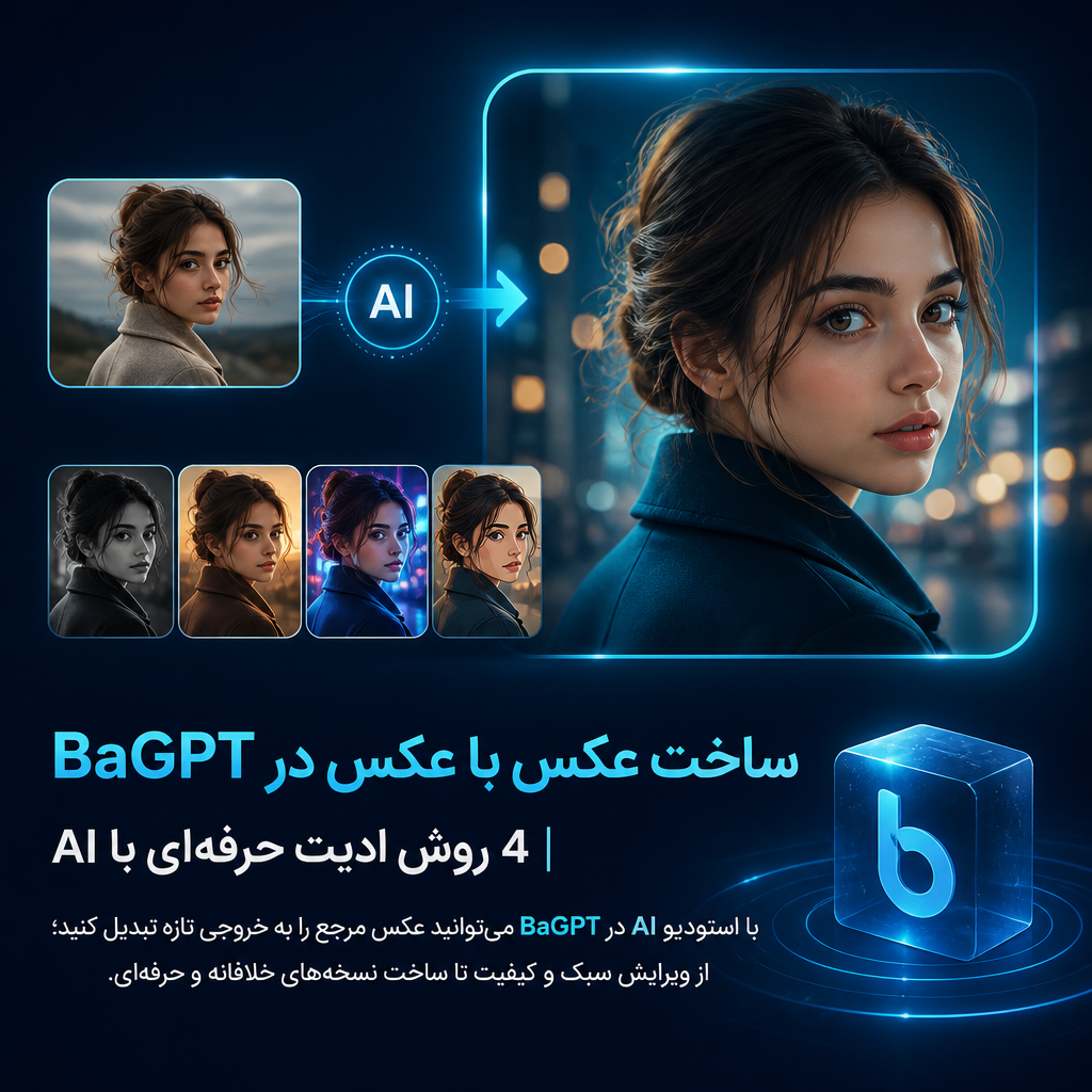 ساخت تصویر باتصویر BaGPT | ادیت حرفه‌ای با هوش مصنوعی